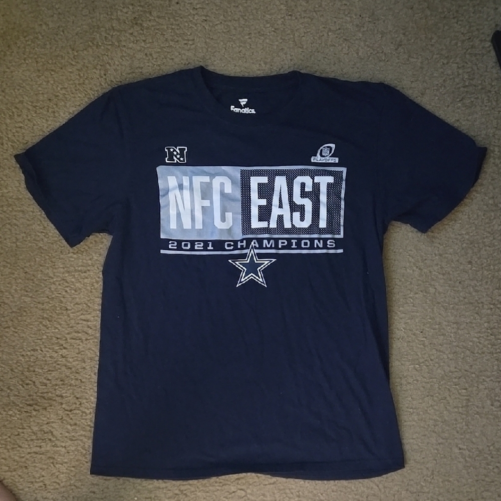 Navy NFC East 2021 Champions T-Shirt